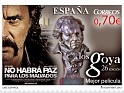 Spain - 2012 - Cinema - 0,70 â‚¬ - Multicolor - Spain, Race, Goya - Edifil 4719 - Goya Awards  "No Peace for the Wicked " - 0